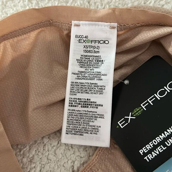 ExOfficio Women's Give-N-Go 2.0 Bikini Brief XS, Buff, NWT - Picture 8 of 9